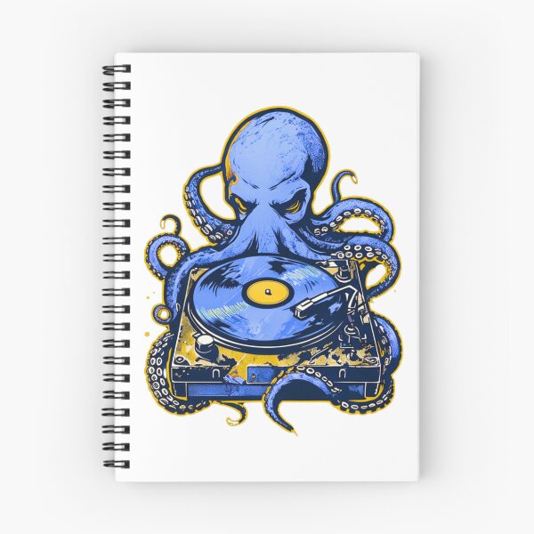 Item preview, Vintage DJ Octopus designed and sold by Octo-Merch.