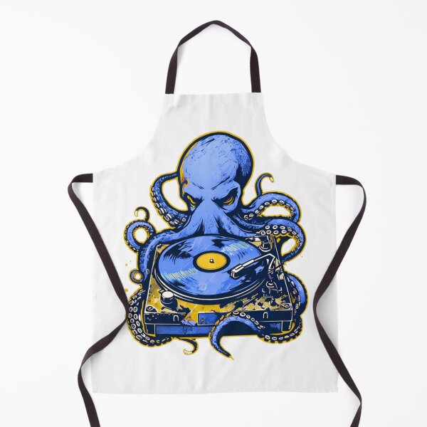 Item preview, Vintage DJ Octopus designed and sold by Octo-Merch.