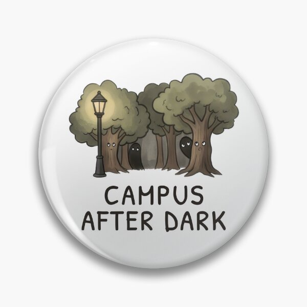 Item preview, Campus After Dark Halloween designed and sold by ChernotytskaArt.