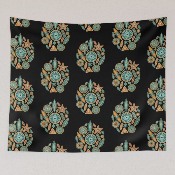 Item preview,  Diatom Microscopy Collection – Colorful Marine Science Art designed and sold by Georain.