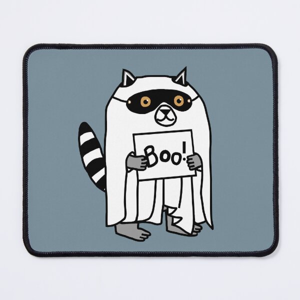 Item preview, Funny Halloween Ghost Raccoon designed and sold by ellenhenry.