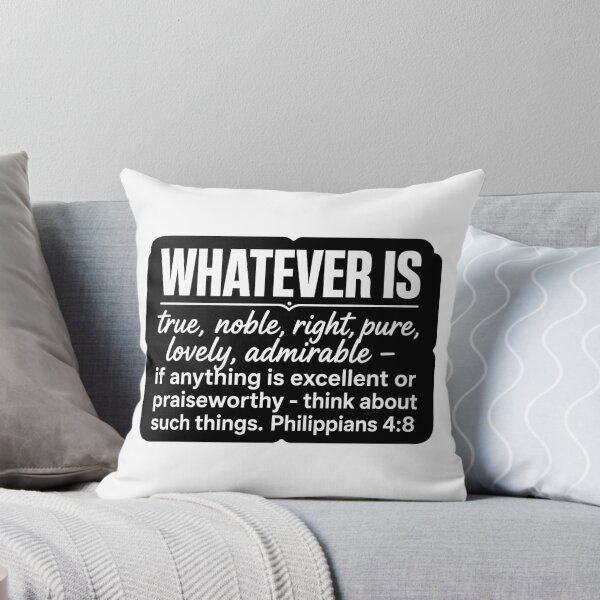 Item preview, Philippians 4:8 Think About Excellent or Praiseworthy Things designed and sold by plushism.