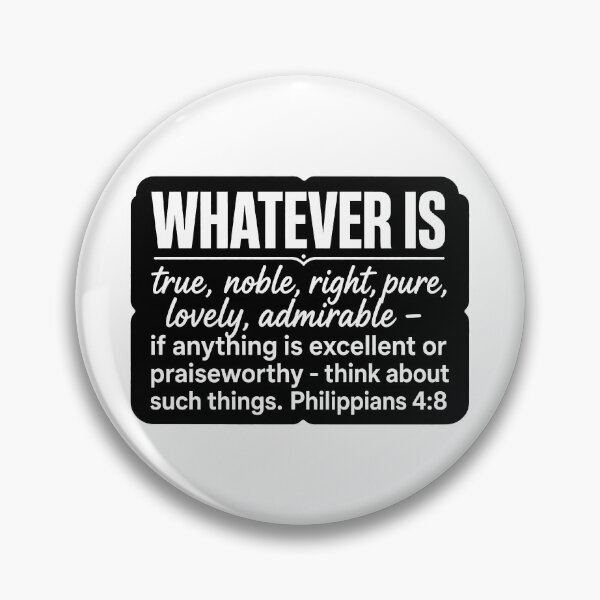 Item preview, Philippians 4:8 Think About Excellent or Praiseworthy Things designed and sold by plushism.