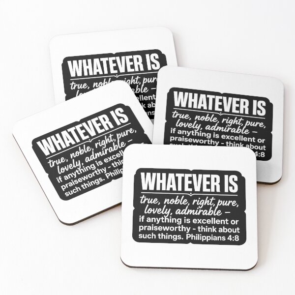 Item preview, Philippians 4:8 Think About Excellent or Praiseworthy Things designed and sold by plushism.