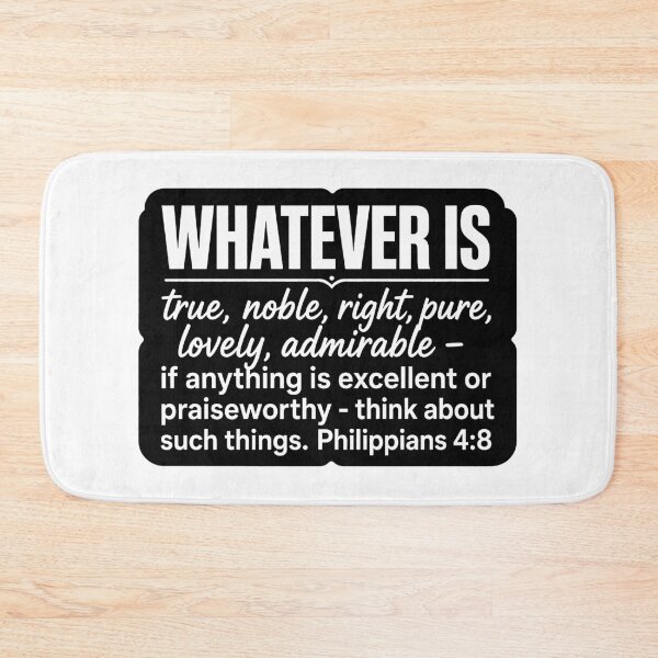 Item preview, Philippians 4:8 Think About Excellent or Praiseworthy Things designed and sold by plushism.