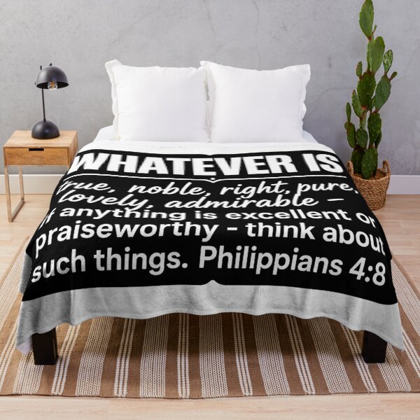 Item preview, Philippians 4:8 Think About Excellent or Praiseworthy Things designed and sold by plushism.