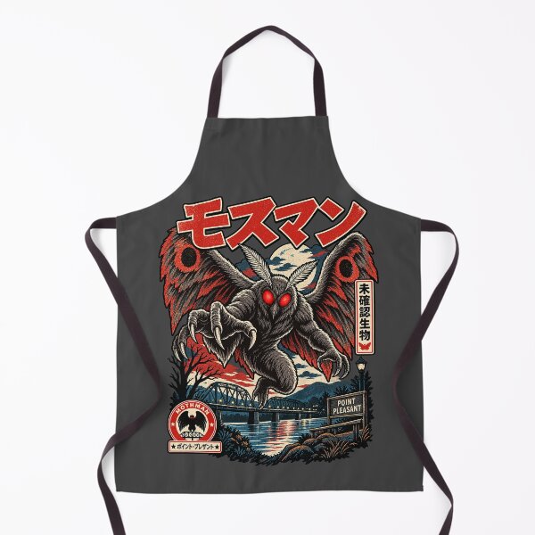 Item preview, Mothman Point Pleasant – Retro Japanese Cryptid Horror designed and sold by ElizBurkes.