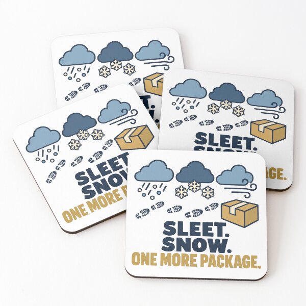 Item preview, Sleet Snow One More Package Rural Carrier designed and sold by DreamLayerStudio.