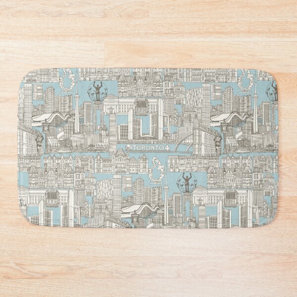 Item preview, Toronto toile barkchip light blue designed and sold by scrummy.