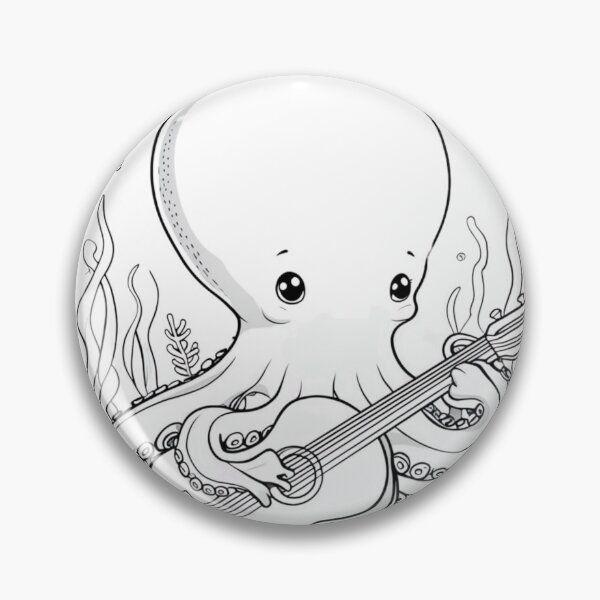 Artikelvorschau, Acoustic Octopus Guitar entworfen und verkauft von Octo-Merch.