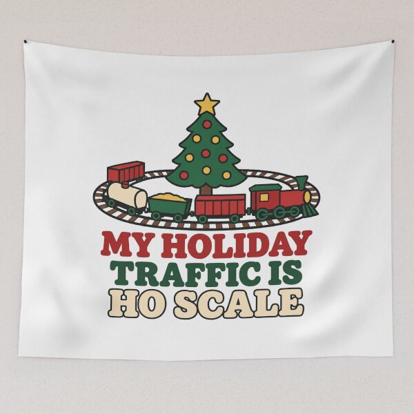 Item preview, My Holiday Traffic Is HO Scale Model Railroad designed and sold by DreamLayerStudio.