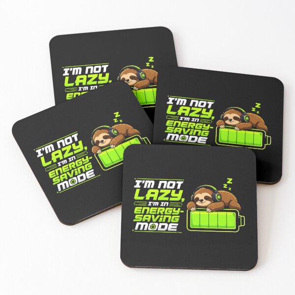 Item preview, Sloth Energy Saving Mode designed and sold by AurossaDesign.