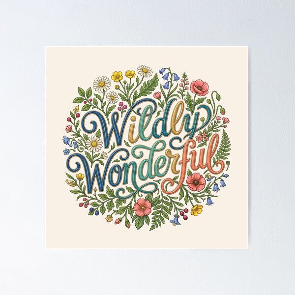 Item preview, Wildly Wonderful – A loving saying for little free spirits designed and sold by Girih.