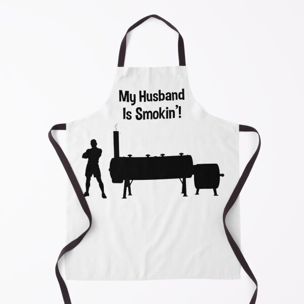 Item preview, My Husband Is Smokin Funny BBQ Pitmaster Wife Gift designed and sold by 198tees.