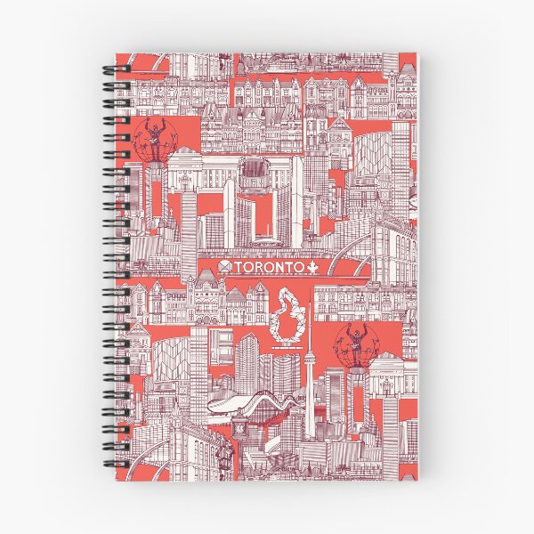Item preview, Toronto toile claret red designed and sold by scrummy.