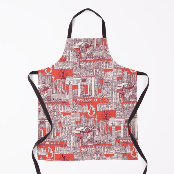 Item preview, Toronto toile claret red designed and sold by scrummy.