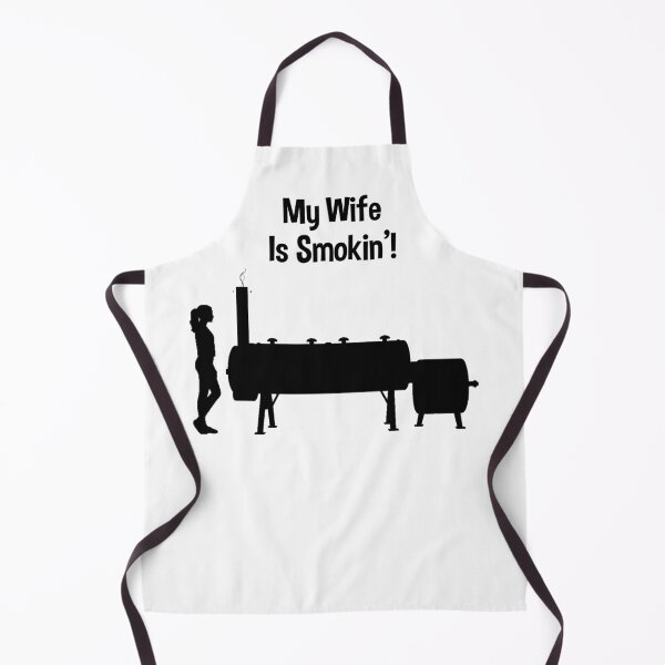 Item preview, My Wife Is Smokin Funny BBQ Grill Pitmaster Gift designed and sold by 198tees.