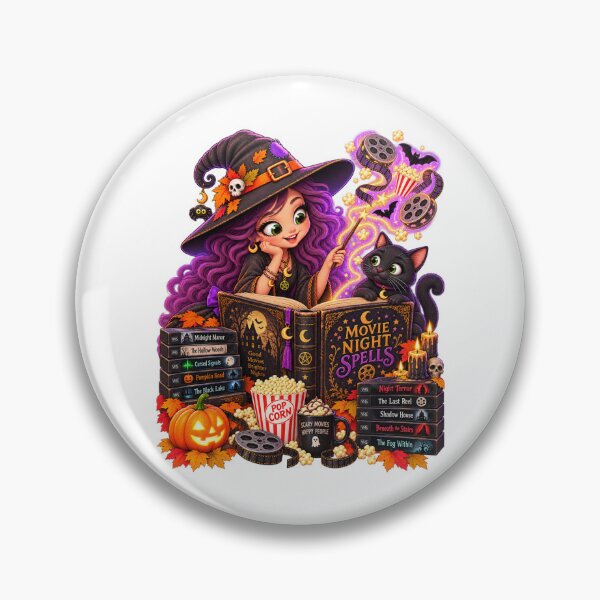 Item preview, Movie Night Spells – Witchy VHS Halloween designed and sold by The Cutting Room.