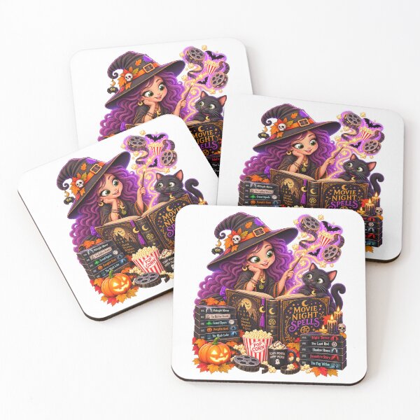 Item preview, Movie Night Spells – Witchy VHS Halloween designed and sold by The Cutting Room.