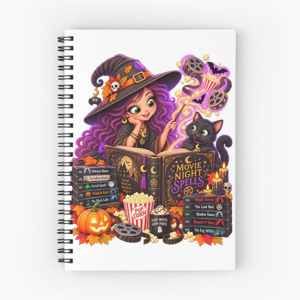 Item preview, Movie Night Spells – Witchy VHS Halloween designed and sold by The Cutting Room.