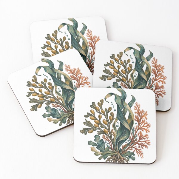 Item preview, Copy of Seaweed Herbarium Collection – Vintage Marine Botanical Art designed and sold by Georain.