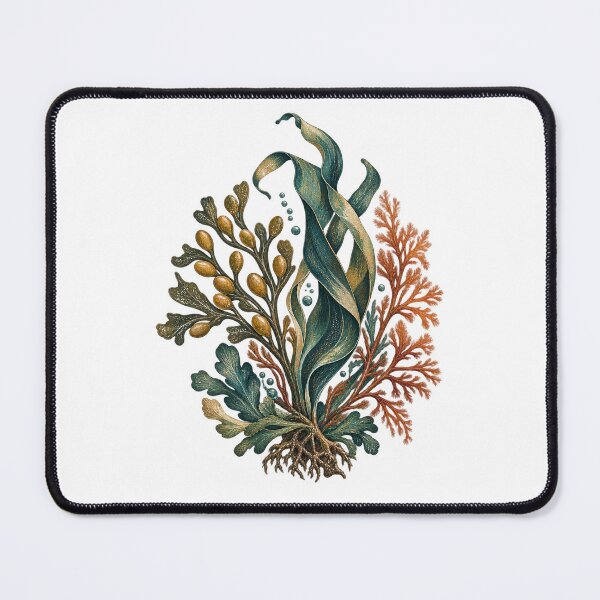 Item preview, Copy of Seaweed Herbarium Collection – Vintage Marine Botanical Art designed and sold by Georain.