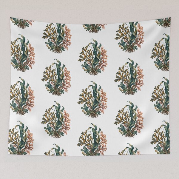 Item preview, Copy of Seaweed Herbarium Collection – Vintage Marine Botanical Art designed and sold by Georain.