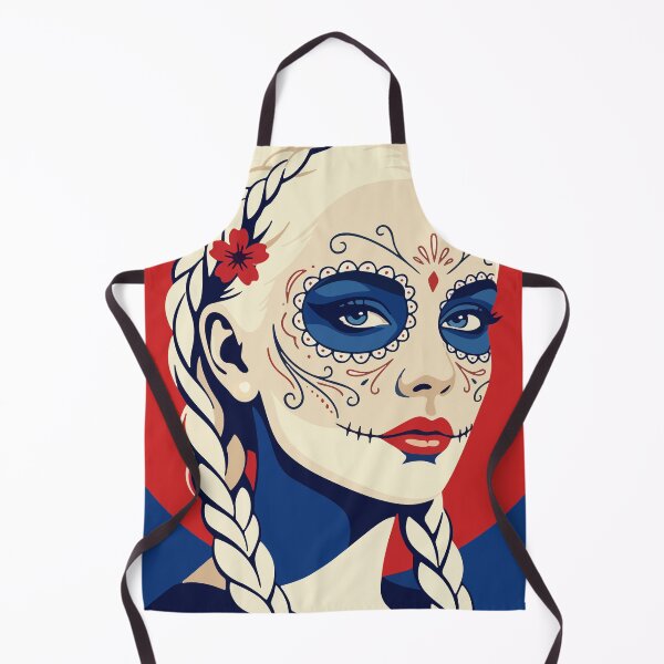 Item preview, Catrina Flat Color Art | Day of the Dead Mexican Sugar Skull designed and sold by  Ojo de Lilith.