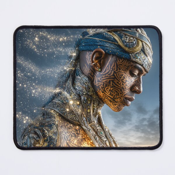 Item preview, Intricate Body Art with Cosmic Elements and Textures designed and sold by Artessie.