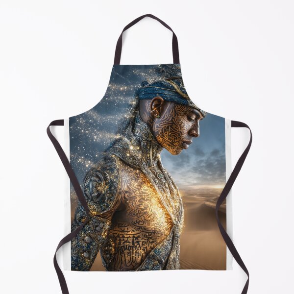 Item preview, Intricate Body Art with Cosmic Elements and Textures designed and sold by Artessie.