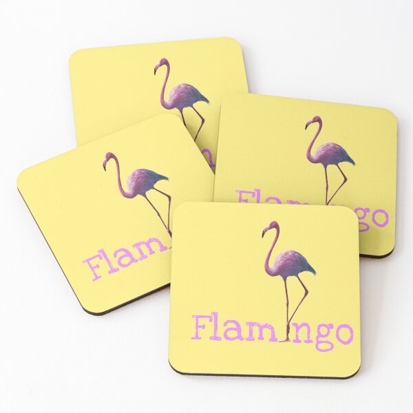 Item preview, Cute Flamingo typography art  designed and sold by Ngraved06.