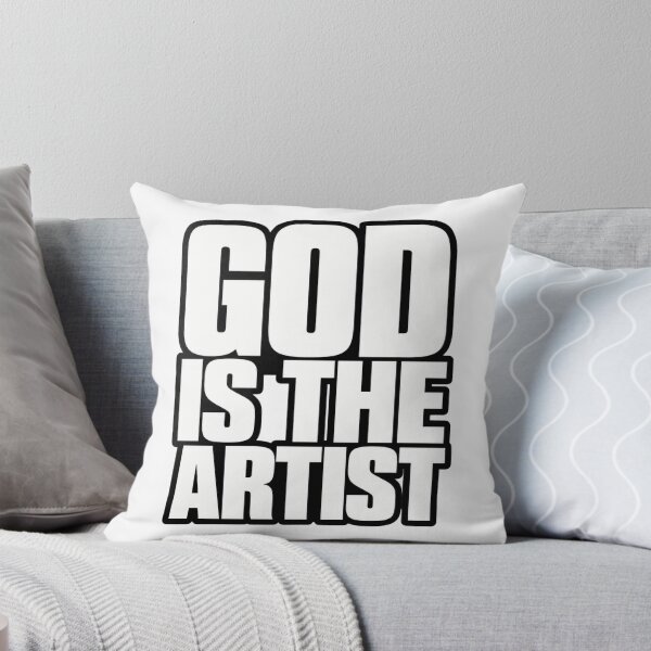 Item preview, God Is The Artist - Bold Christian Faith Typography | Inspirational Artist Gift designed and sold by WearTheVibe Store.