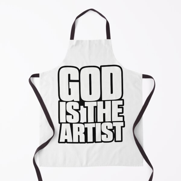 Item preview, God Is The Artist - Bold Christian Faith Typography | Inspirational Artist Gift designed and sold by WearTheVibe Store.