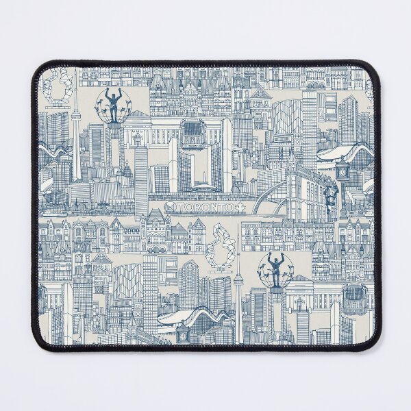 Item preview, Toronto toile cobalt strong white designed and sold by scrummy.