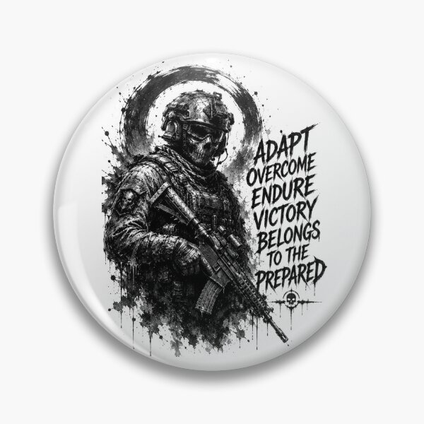 Item preview, Tactical Skull Soldier Adapt Overcome Victory designed and sold by Onviton.