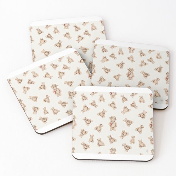 Item preview, Vintage Teddy Bear Coquette Pattern Best Selling Design 2026 / Cozy / Brown / Beige Bear /  Aesthetic Girl Y2k Coquette Pinterest Girl Mini Top  Phone Case Blanket Mug Journal designed and sold by TeenLake.