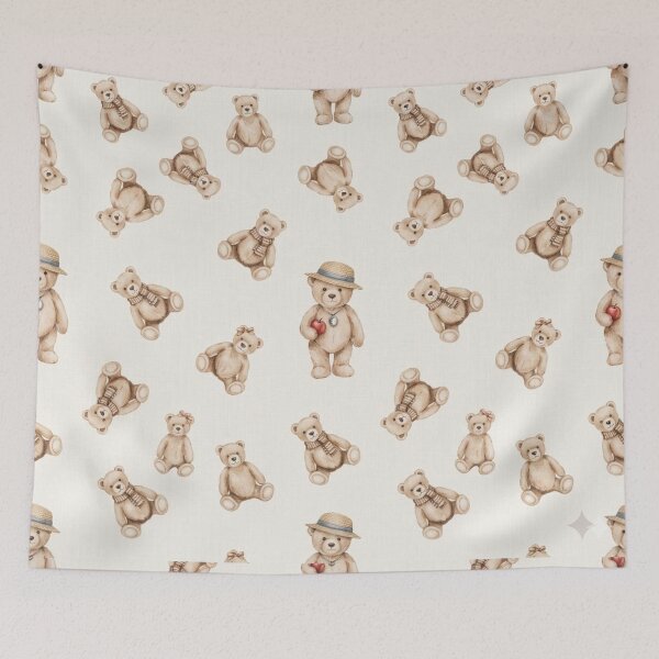 Item preview, Vintage Teddy Bear Coquette Pattern Best Selling Design 2026 / Cozy / Brown / Beige Bear /  Aesthetic Girl Y2k Coquette Pinterest Girl Mini Top  Phone Case Blanket Mug Journal designed and sold by TeenLake.