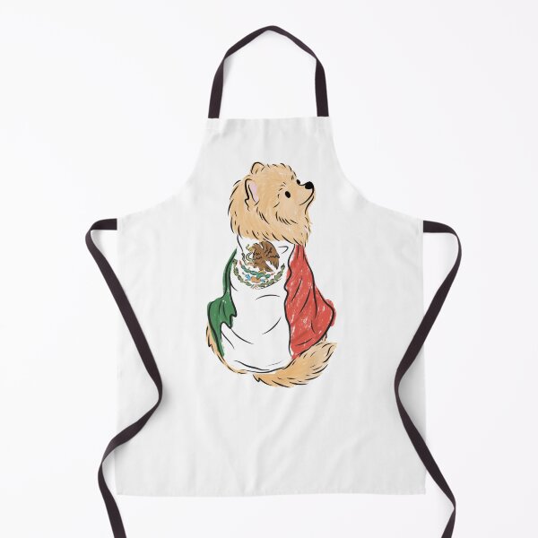 Item preview, Pomeranian wearing Mexico Flag  designed and sold by lovemydoggie.