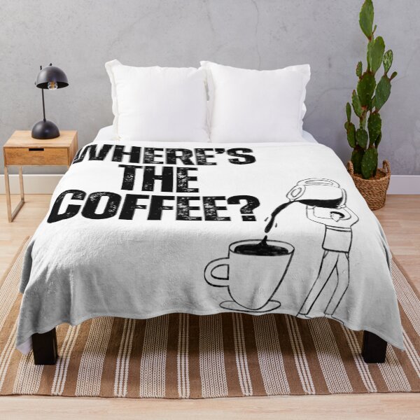 Item preview, Where's The Coffee Funny Coffee Lover Quote designed and sold by LensDyn™.