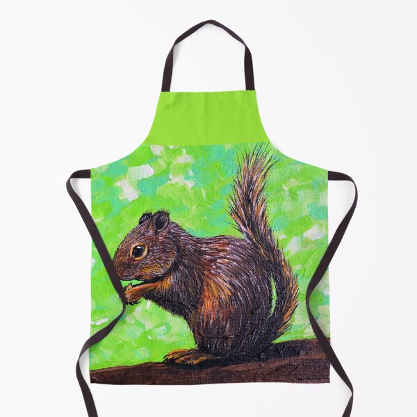 Item preview, Snacking Squirrel Painting designed and sold by Art by Kirsten Sneath.
