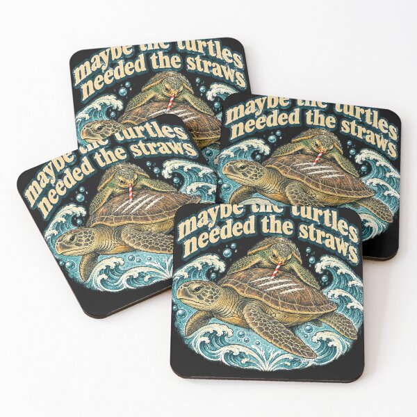Item preview, Maybe The Turtles Needed The Straws designed and sold by WILLIAMS-BR.