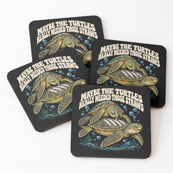 Item preview, Maybe The Turtles Needed The Straws designed and sold by WILLIAMS-BR.