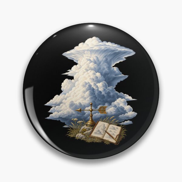 Item preview, Cloud Spotter Study – Vintage Weather Watching Illustration designed and sold by Georain.