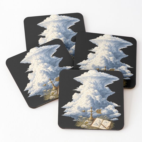 Item preview, Cloud Spotter Study – Vintage Weather Watching Illustration designed and sold by Georain.