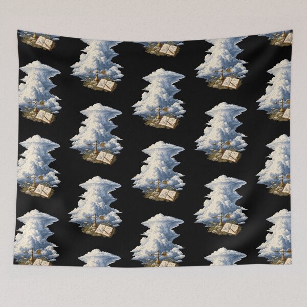 Item preview, Cloud Spotter Study – Vintage Weather Watching Illustration designed and sold by Georain.