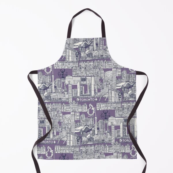 Item preview, Toronto toile navy blue violet designed and sold by scrummy.