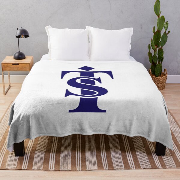 Item preview, ITS Monogram Logo - Elegant Royal Blue Interlocking Lettermark Design designed and sold by Carftora786.