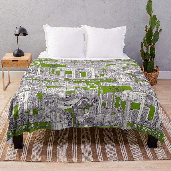 Item preview, Toronto toile mulberry olive green designed and sold by scrummy.