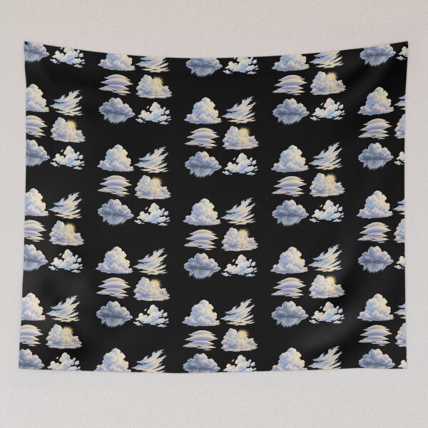 Item preview, Cloud Spotter Study – Vintage Weather Watching Illustration designed and sold by Georain.