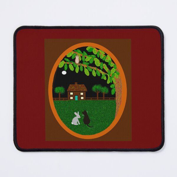Item preview, Nighttime Garden with Animals designed and sold by Elaine M Hayward .